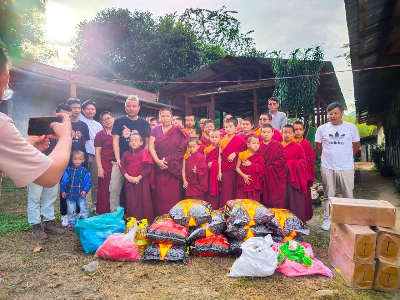 A community contribution visit beyond Thimphu